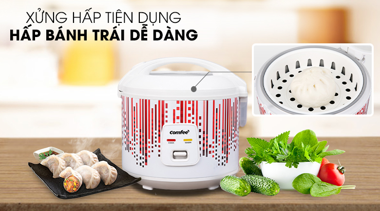 Nồi Cơm Điện Comfee CR-CM1020(D) 1L