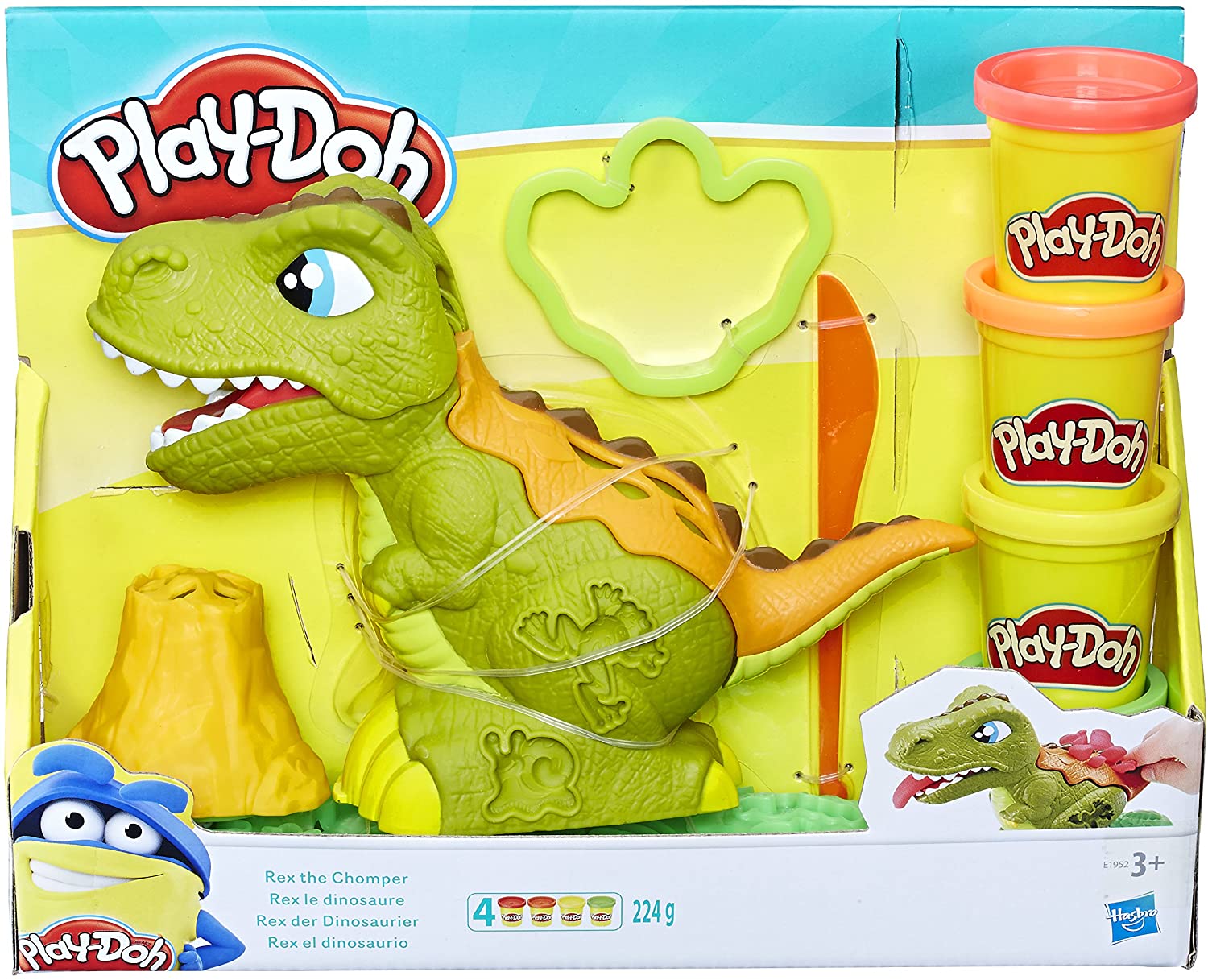 Bộ đồ chơi Hasbro đất nặn khủng long bạo chúa T-Rex Play-Doh E1952