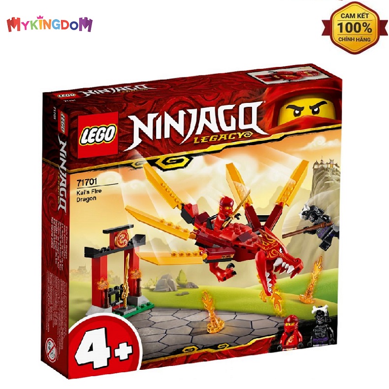 Đồ chơi lắp ghép Lego 71701 - Rồng lửa của Kai