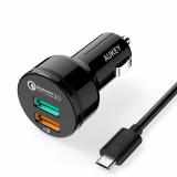 Sạc ô tô Aukey CC-T7 2 cổng USB