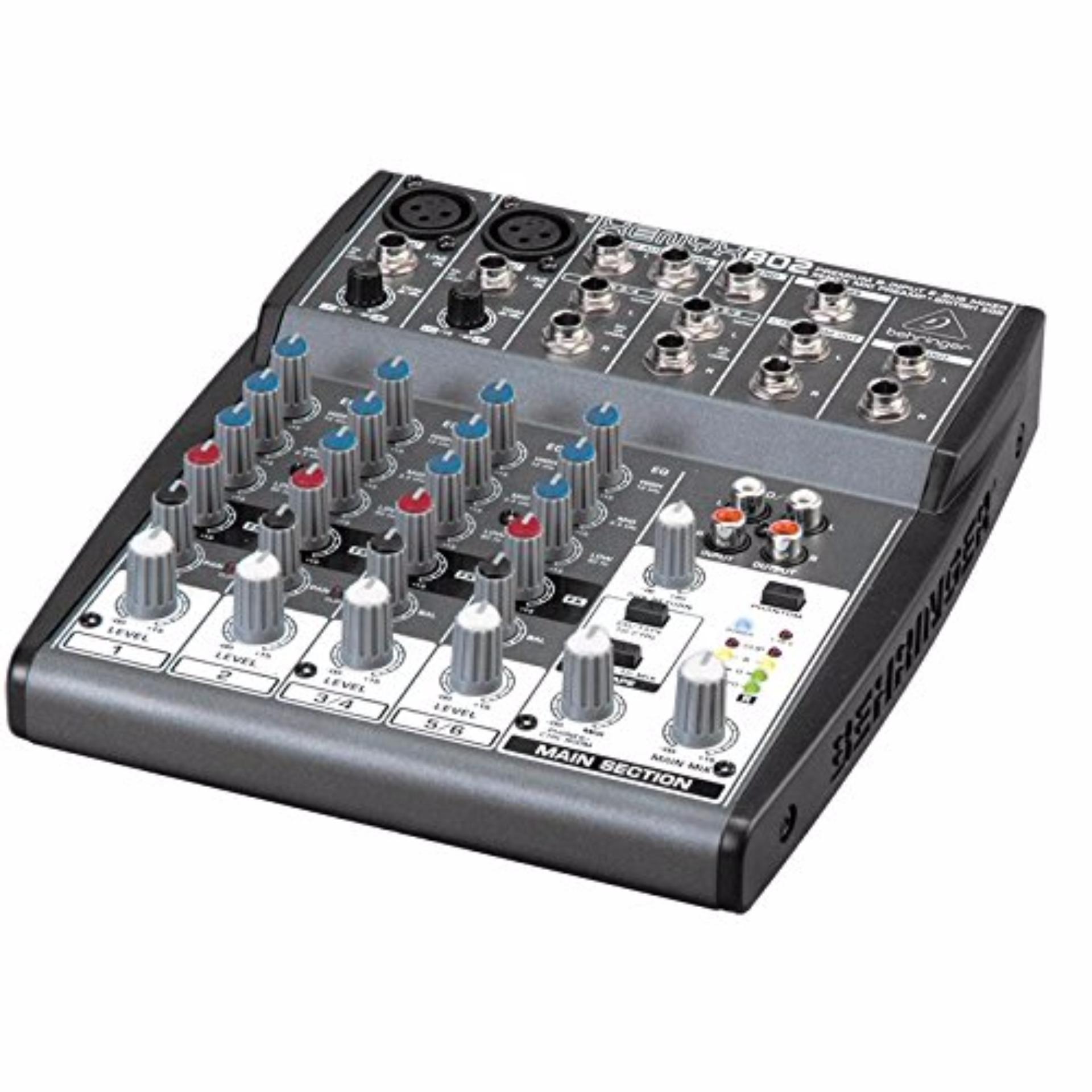 Bộ trộn âm thanh analog 8 đầu vào Behringer XENYX 802 Premium