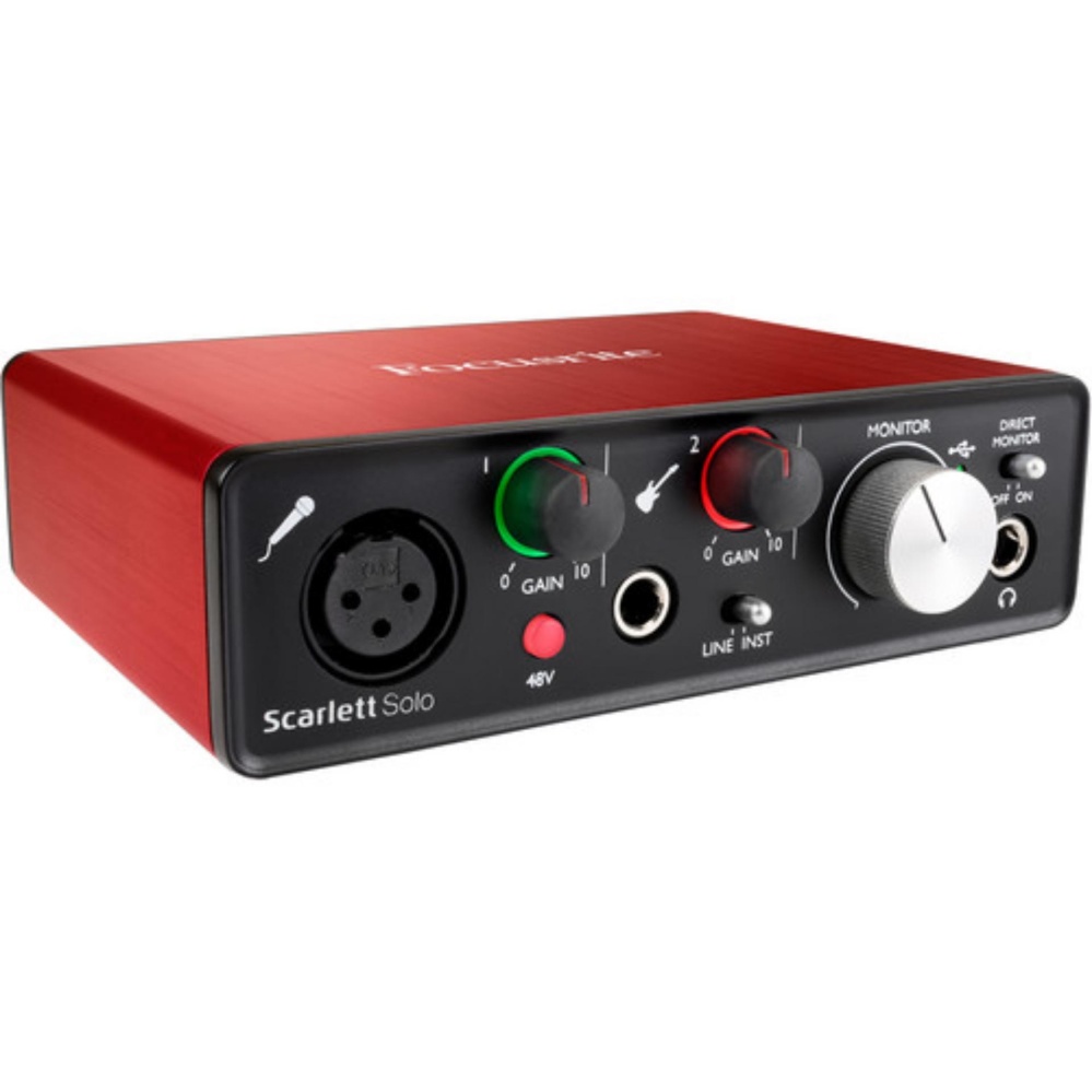 Sound card thu âm Focusrite Scarlett Solo