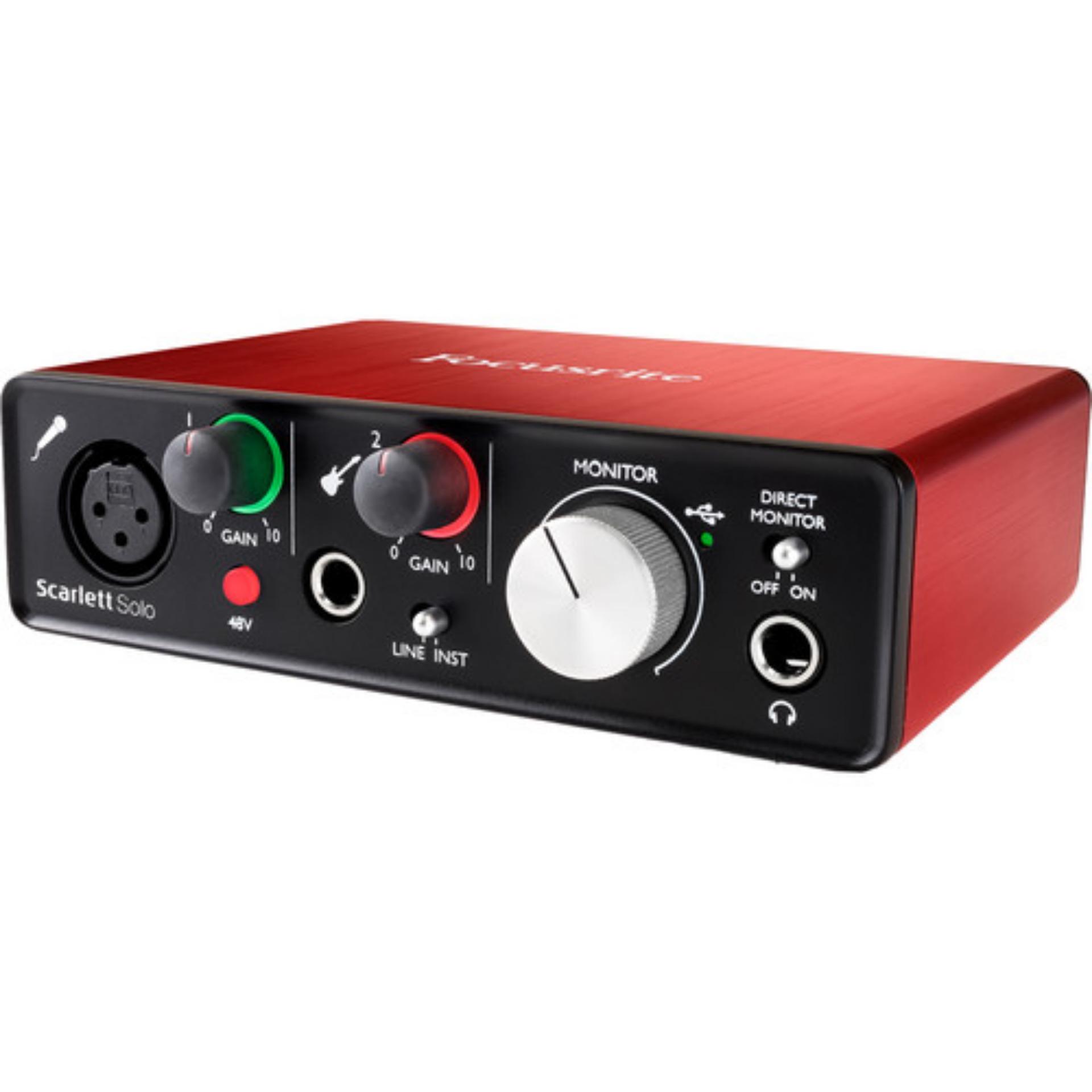 Sound card thu âm Focusrite Scarlett Solo