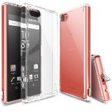 Ốp lưng Sony Xperia Z5 Compact nhựa cứng trong suốt Ringke Fusion hiệu Rearth Hàn Quốc