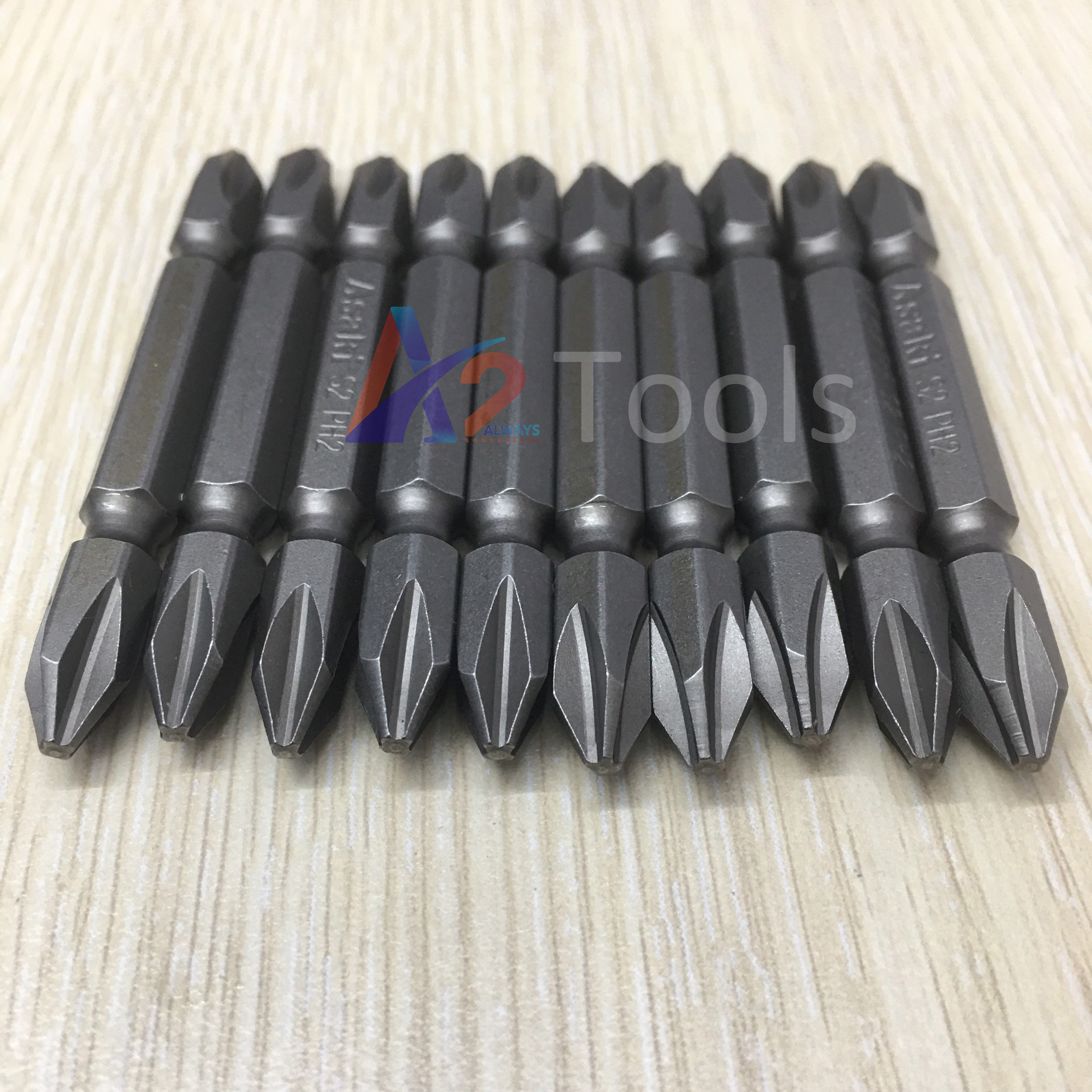 BỘ 10 MŨI VÍT 2 ĐẦU ASAKI AK-7176
