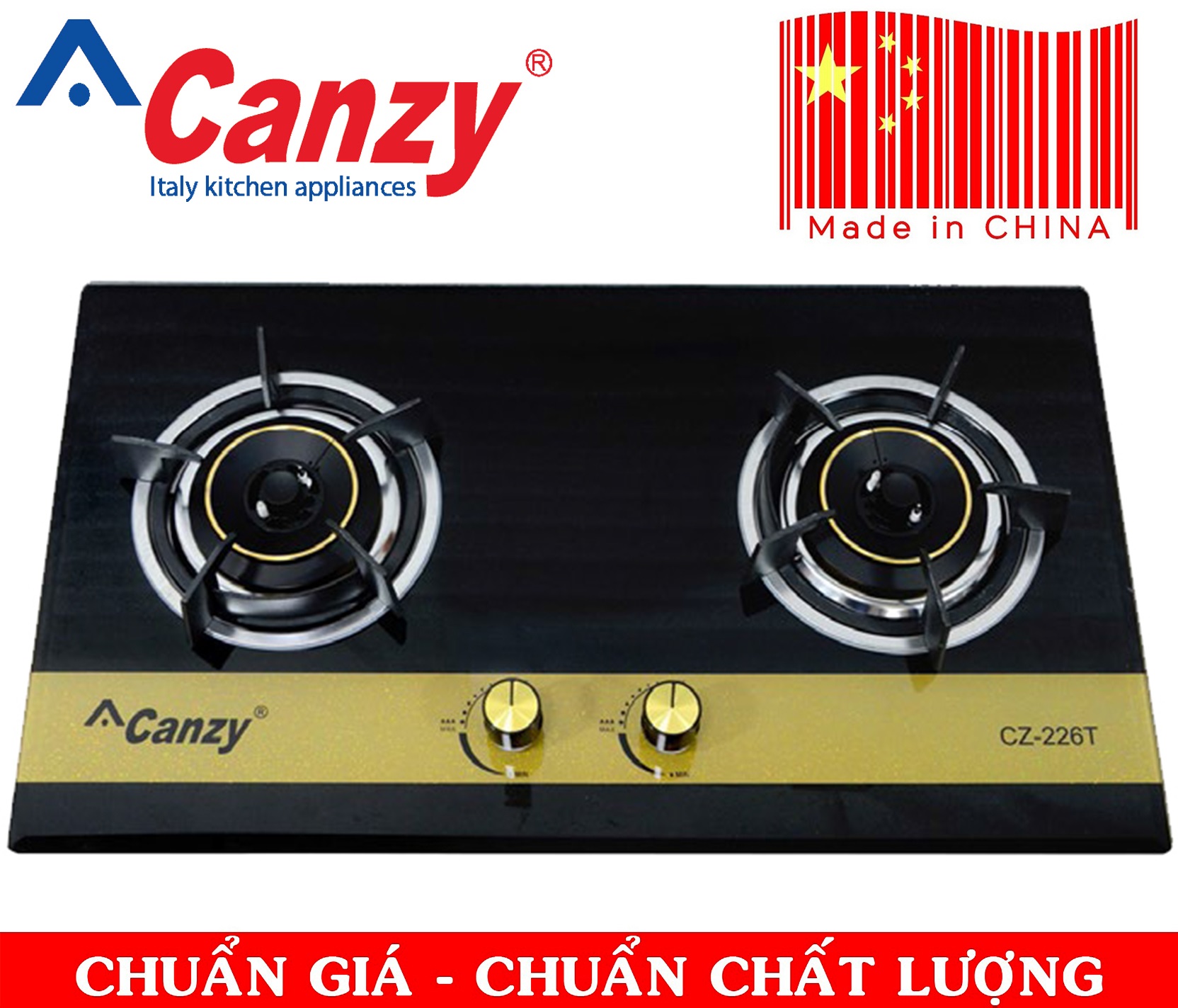 Bếp gas âm Canzy CZ 226T