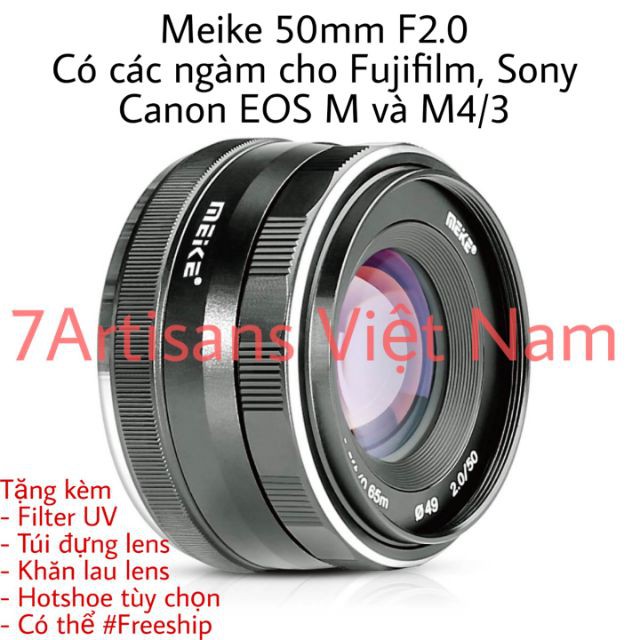 Ống kính Meike 50F2.0