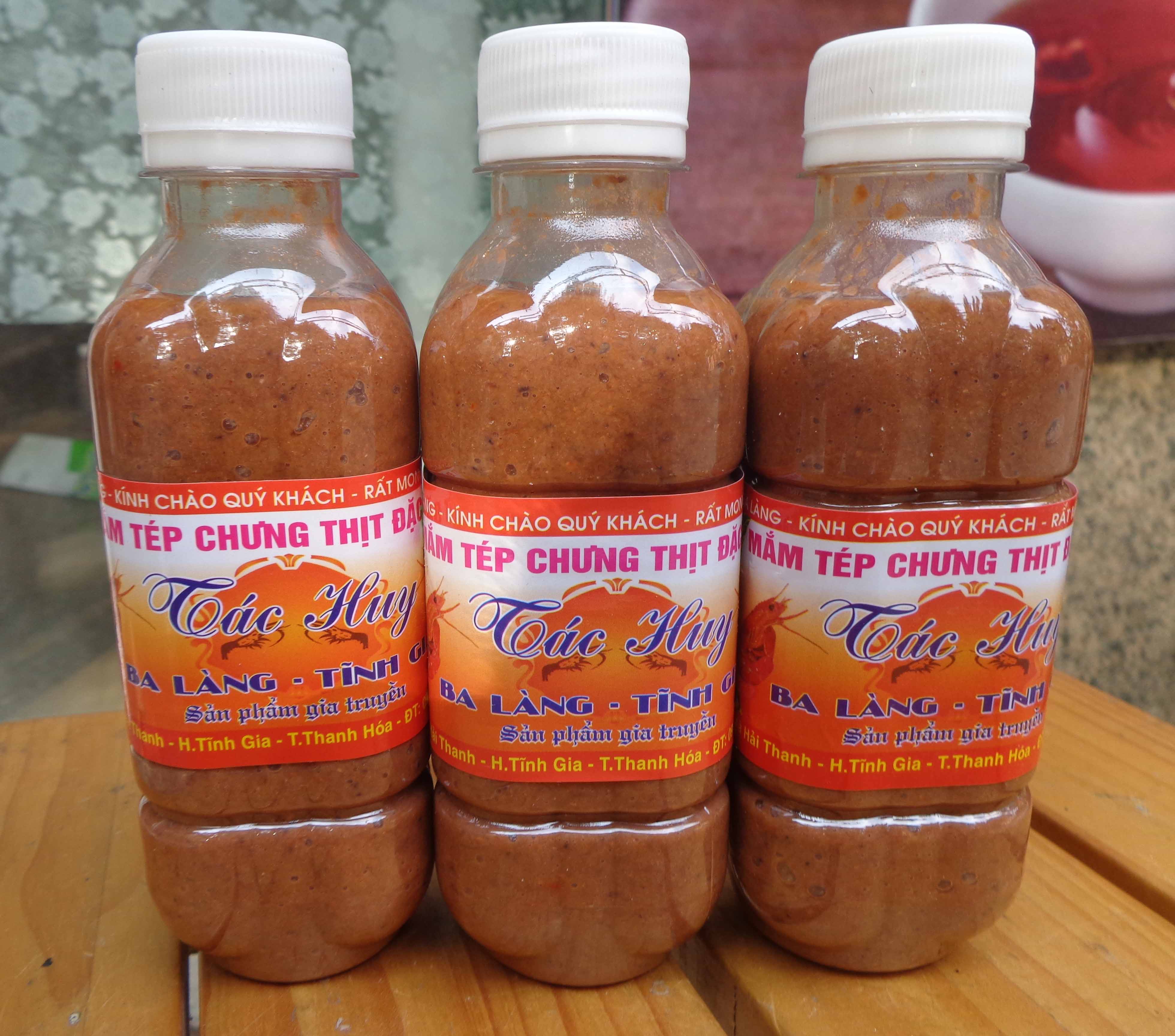Mắm tép Ba Làng 300G combo 3 chai