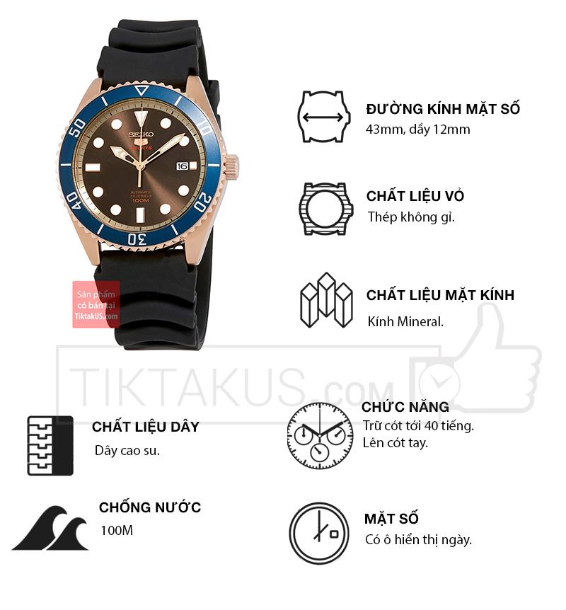 Đồng hồ nam Seiko SRPB96K1