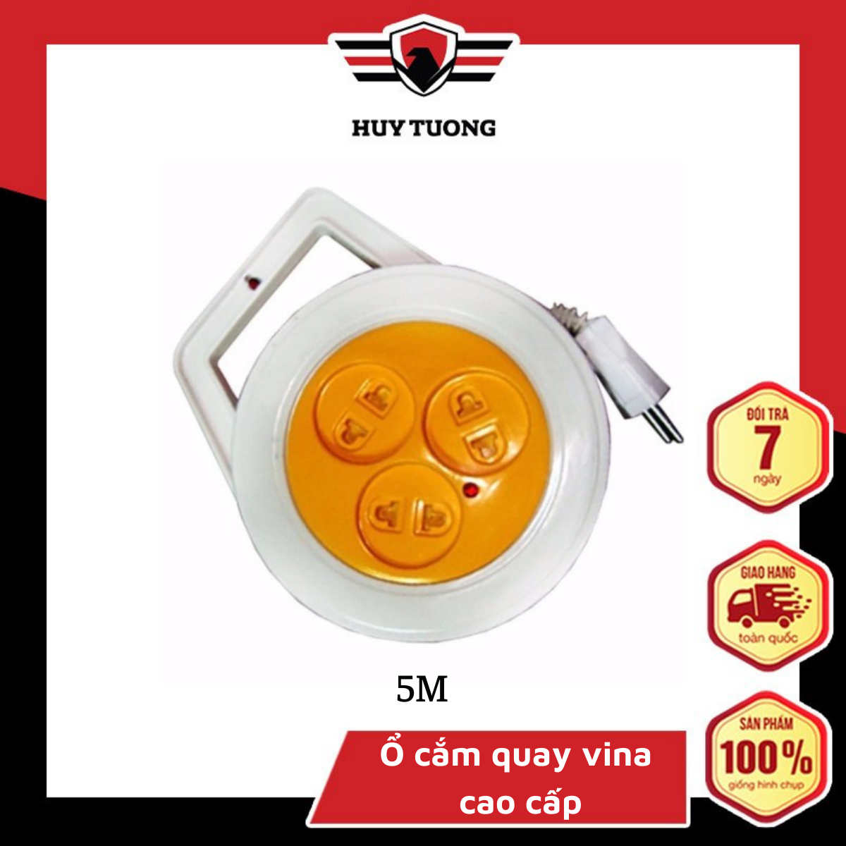 Ổ cắm tròn chiu nhiệt VINA-8M