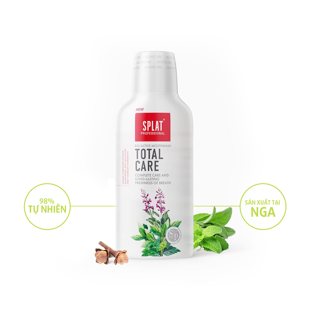 Nước súc miệng Splat thảo mộc chăm sóc toàn diện 275ml