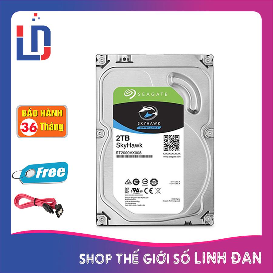 Ổ cứng HDD Seagate 2TB SkyHawk ST2000VX008 Sata 3