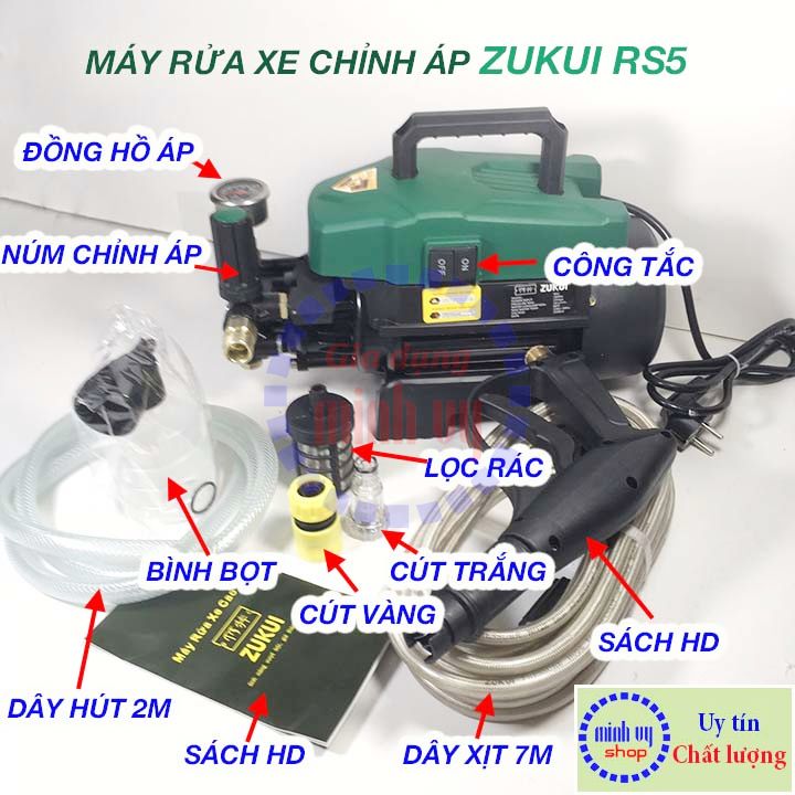 MÁY RỬA XE CHỈNH ÁP ZUKUI RS5
