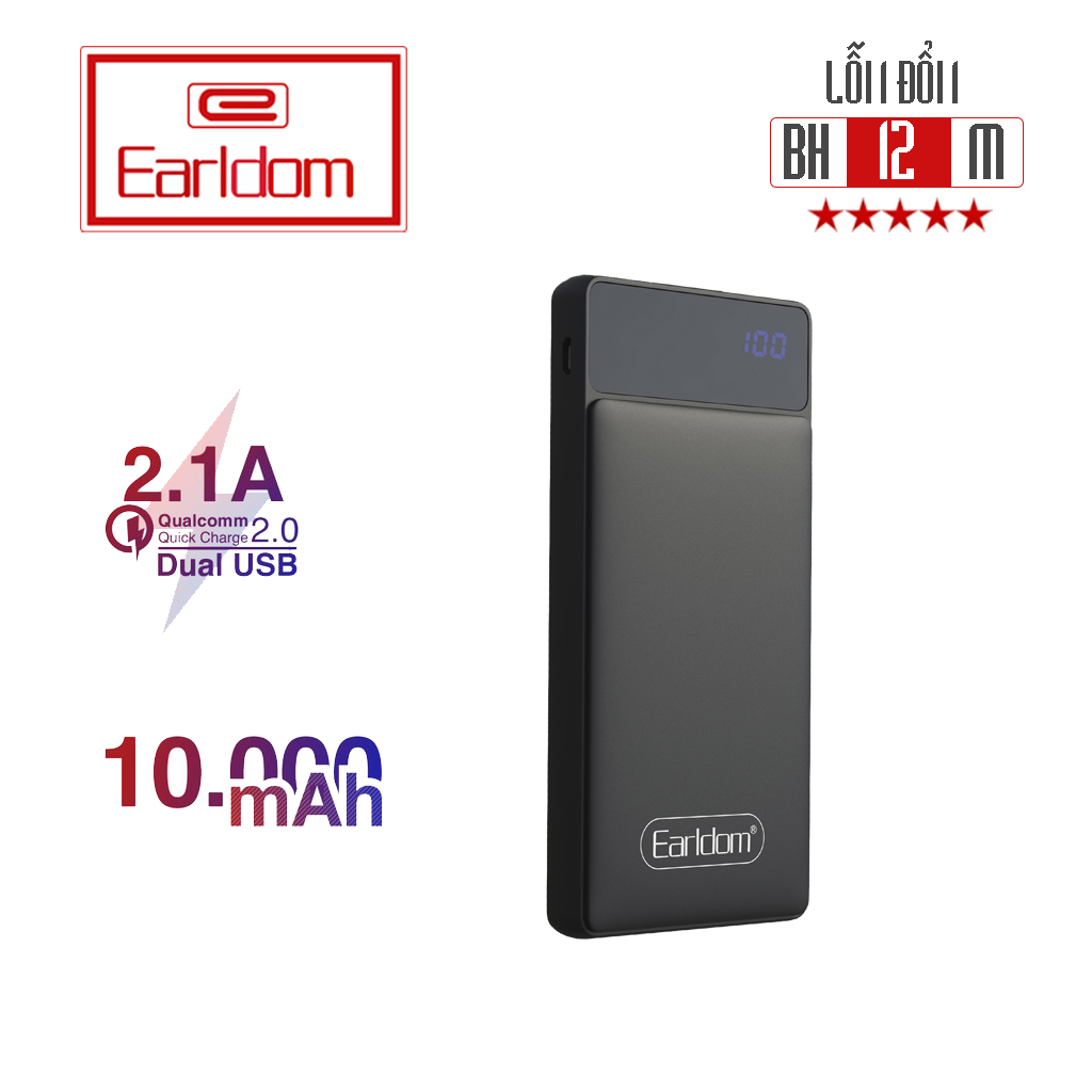 Sạc dự phòng Earldom ET-PB40 10000mah