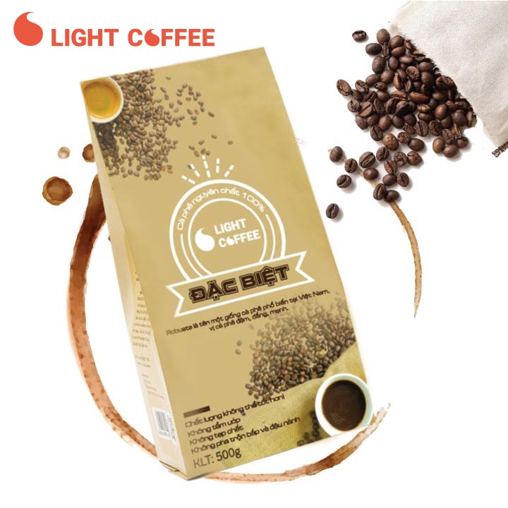 Cà phê hạt Light Coffee đặc biệt 500g