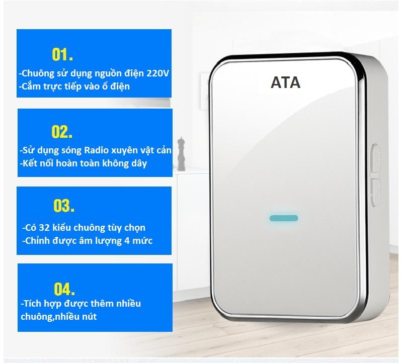 CHUÔNG CỬA ATA AT-913M