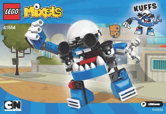 Mô Hình LEGO Mixels 41554 Cảnh Sát Kuffs