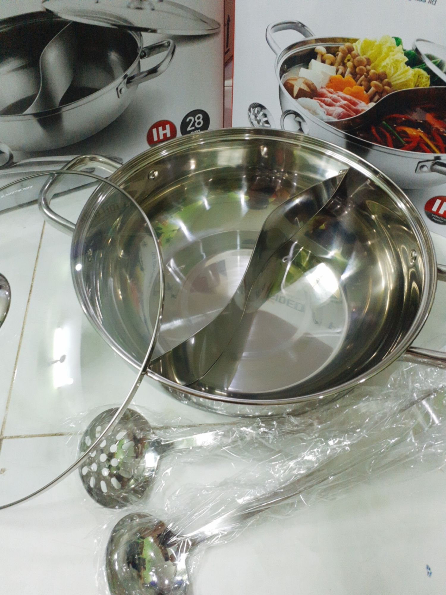NỒI INOX 2 NGĂN LOCK&LOCK LCM2308