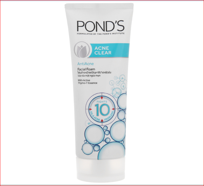 Sữa Rửa Mặt Ngừa Mụn Đa Tác Dụng Pond's Acne Clear Facial Foam 50g