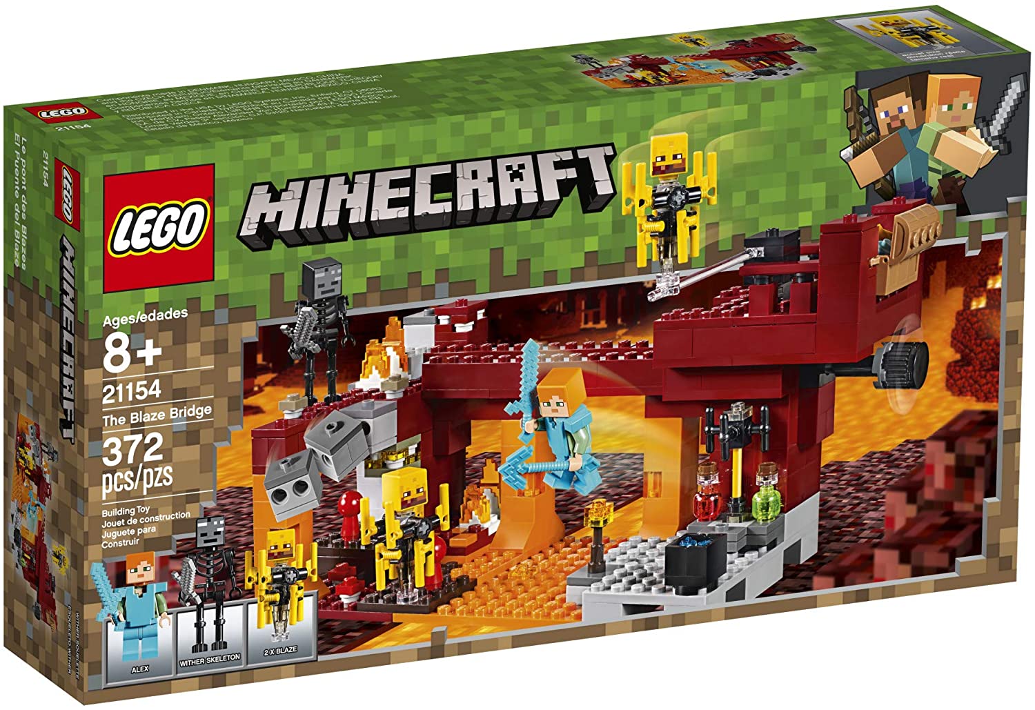 LEGO MINECRAFT 21154 Cầu Quỷ Lửa