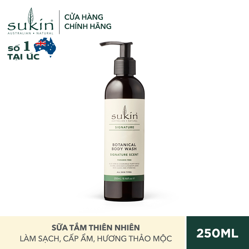 Sữa Tắm Sukin Signature Botanical Body Wash Signature Scent 250ml