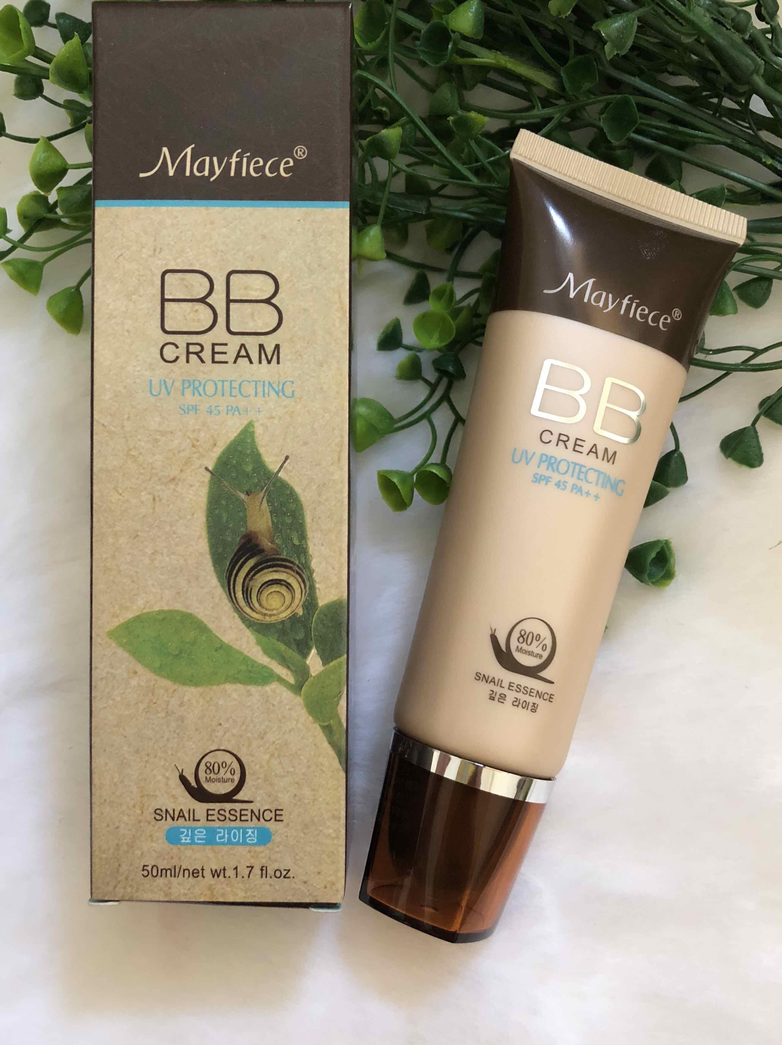 Kem nền BB Water Light Mayfiece ốc sên