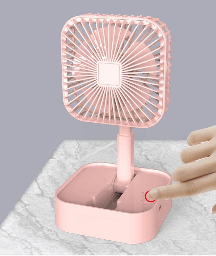 QUẠT MINI TÍCH ĐIỆN GẤP GỌN JY-1129