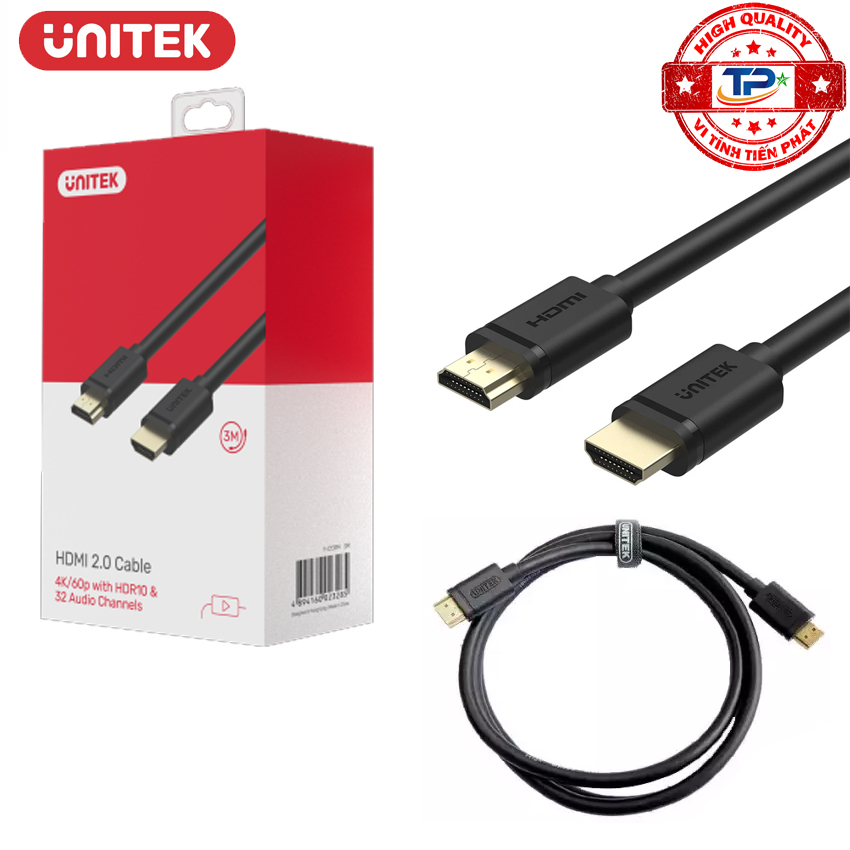 CÁP HDMI 3M UNITEK Y-C139M/C139U