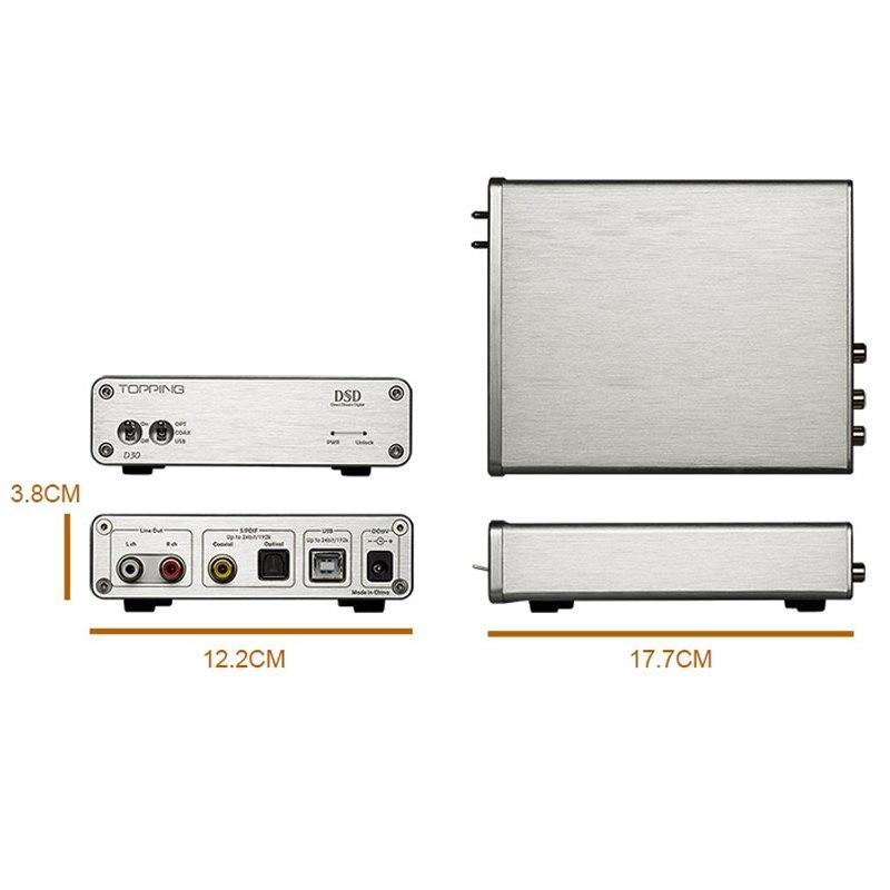 Dac giải mã TOPPING D30 DSD XMOS 24Bit