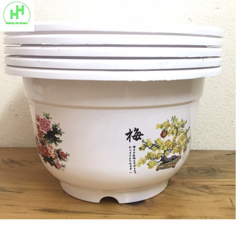 Chậu Nhựa BỐN MÙA Hình Tròn A250x170