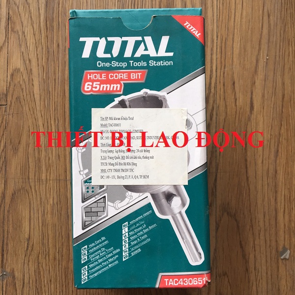 MŨI KHOAN LỖ TOTAL TAC430651