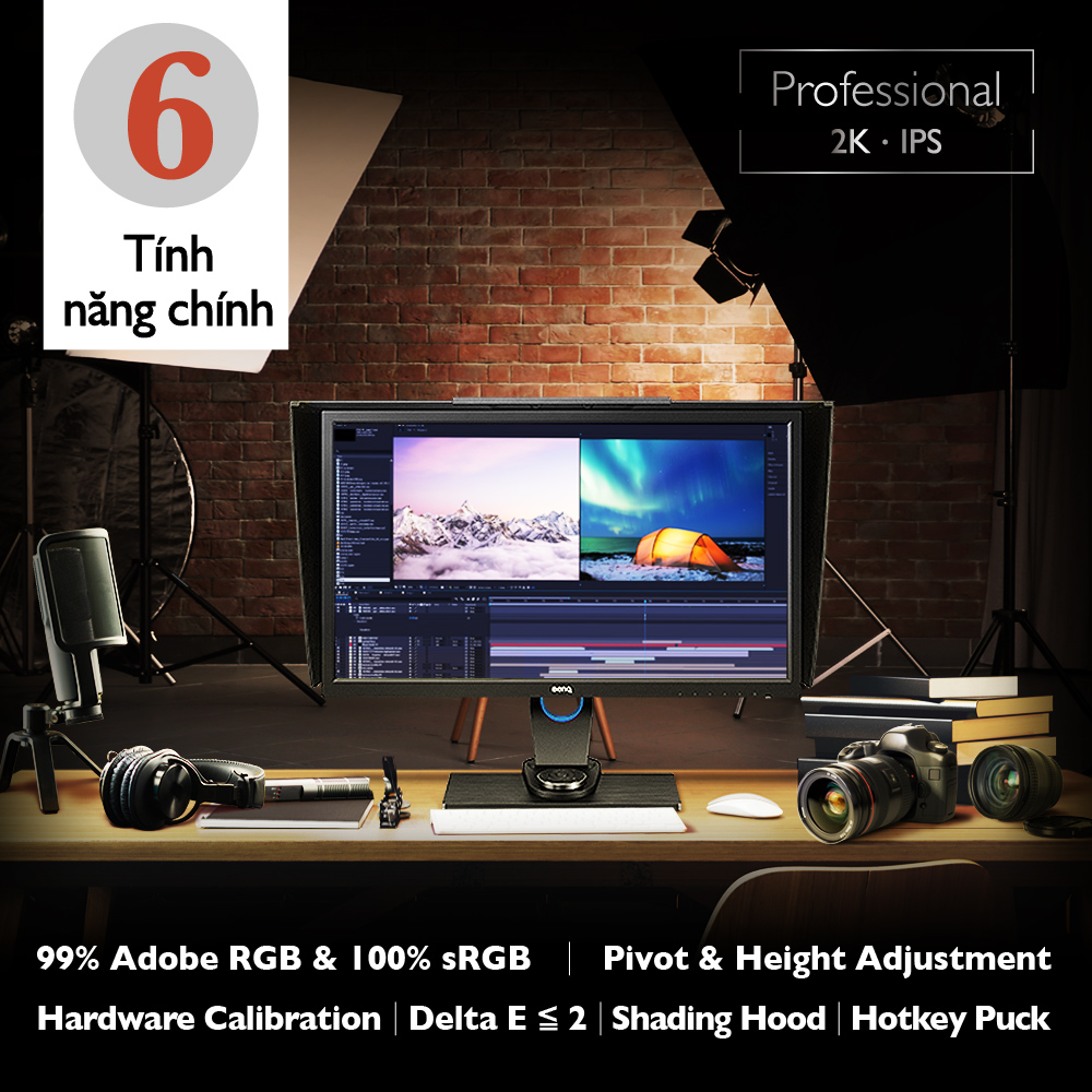Màn Hình BenQ SW2700PT 27Inch