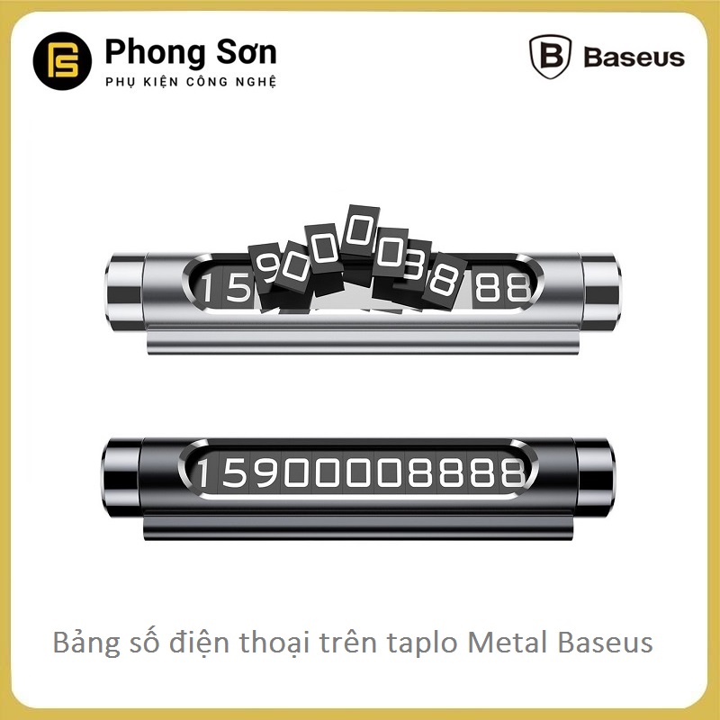 Bảng thông báo số điện thoại trên ô tô Baseus Temporary Parking Card