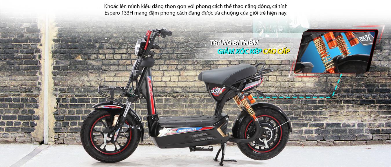Xe máy điện Detech Espero 133H