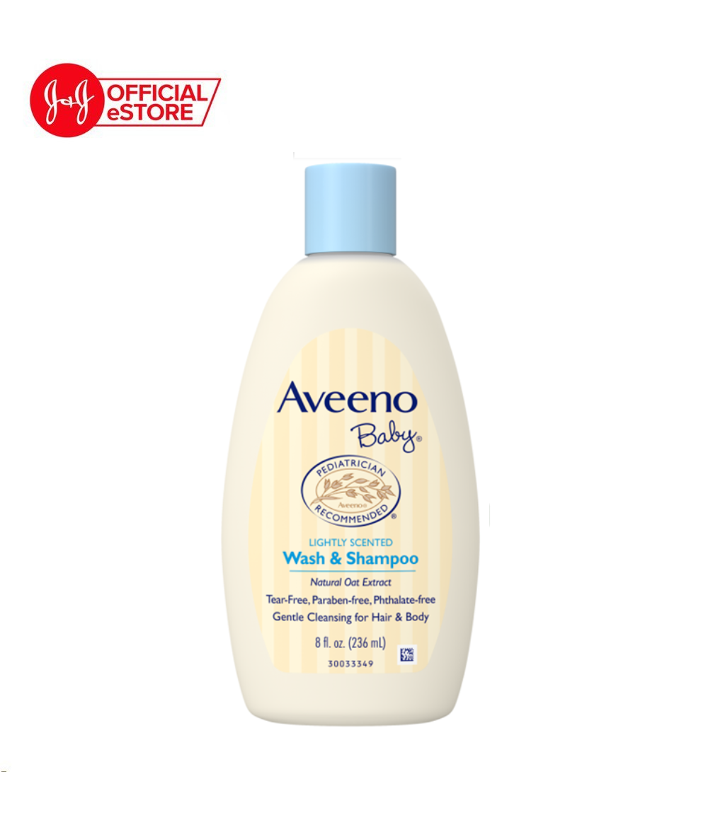 Sữa tắm gội Aveeno Baby Wash & Shampoo 236ml