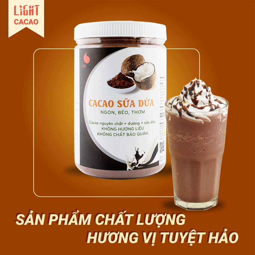 Bột Cacao sữa Light 550g