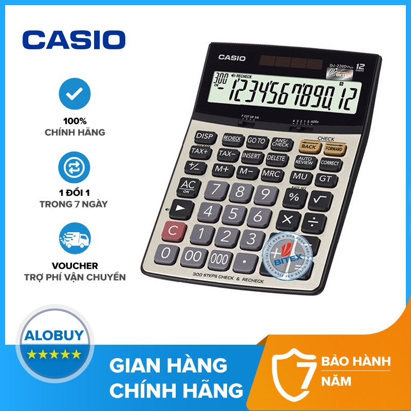 Máy Tính Casio Dj-220D Plus