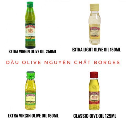 Dầu olive Borges Extra Virgin 125ml