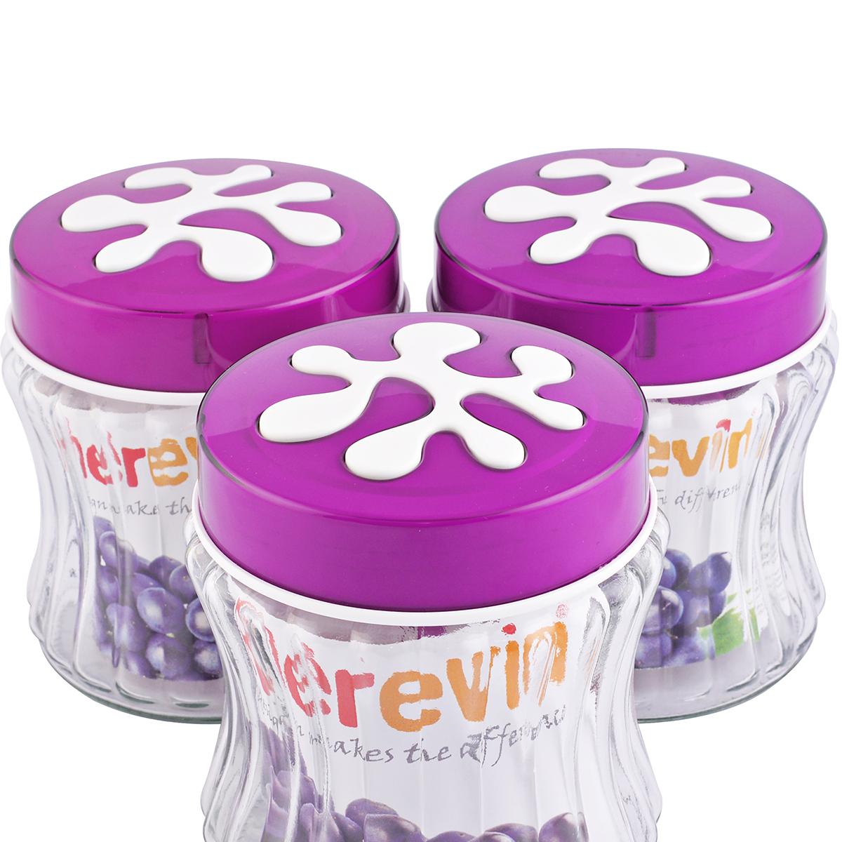 Hũ thủy tinh sọc Herevin 135903 - 1L