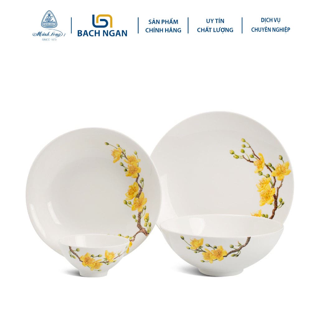 CHÉN CƠM MINH LONG DAISY IFP HOÀNG MAI 11.5CM