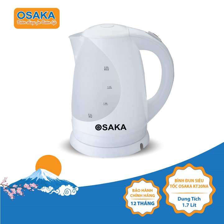 Bình Đun siêu tôc OSAKA KT20NA 2L
