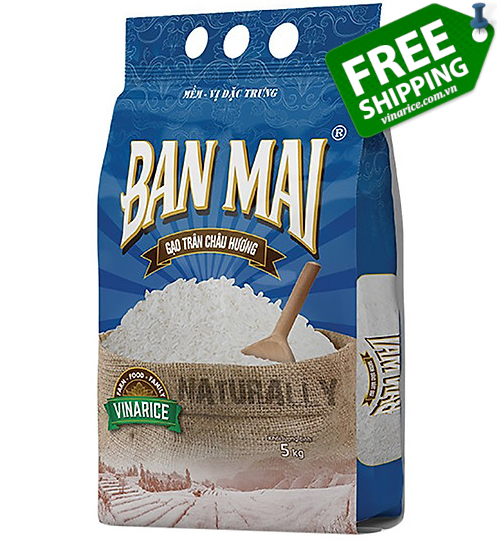 Gạo Ban Mai Trân Châu Hương 5KG