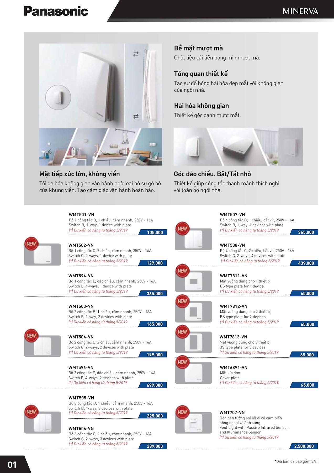 Bộ 2 công tắc Panasonic WMT503-VN