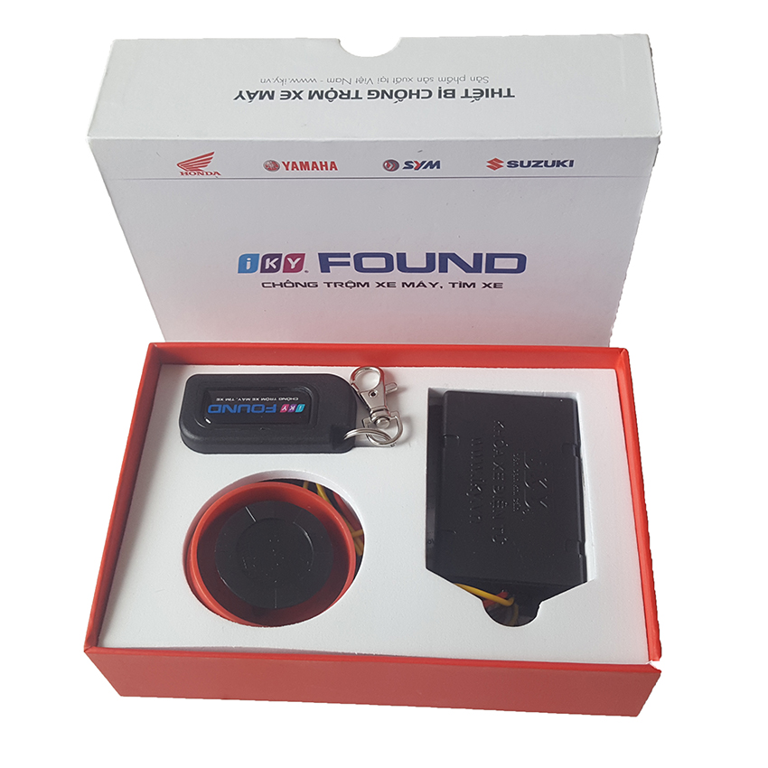 Khóa chống trộm xe máy iky Found