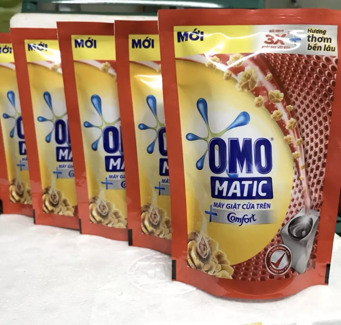 Nước Giặt OMO Tinh Dầu Thơm 150G combo 10 túi