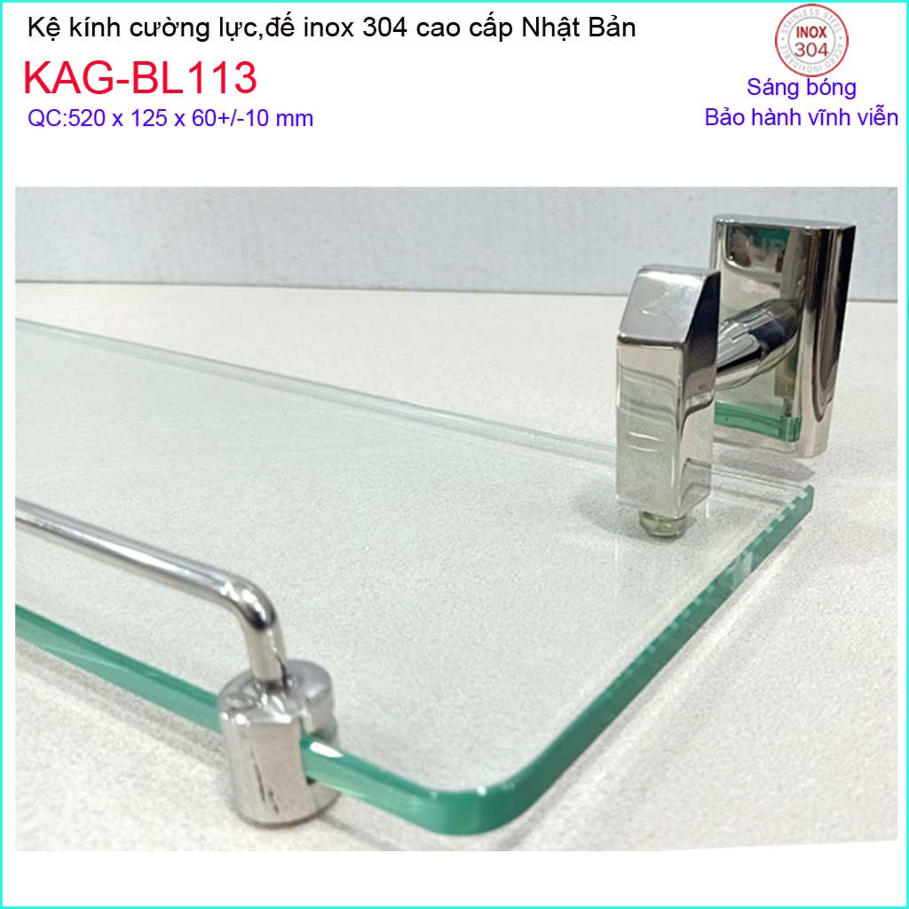 KỆ KÍNH NHÀ TẮM KAG-BL113