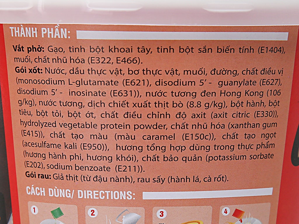 Phở Bò Cung Đình xốt tương đen 80g