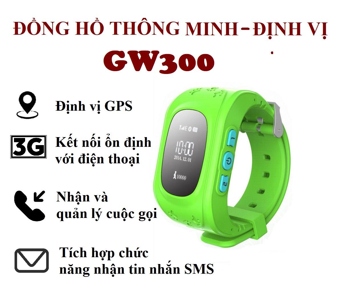 Đồng hồ định vị trẻ em Smartwatch GW300