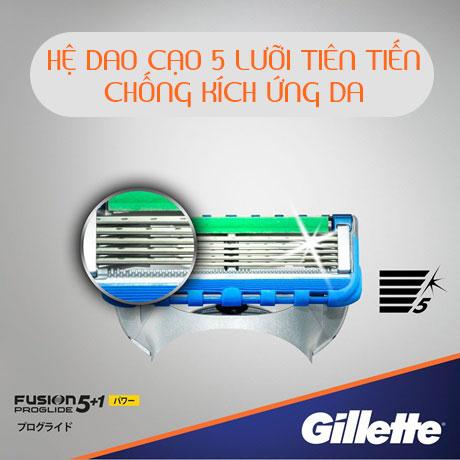Dao cạo râu Gillette Fusion 5 + 1