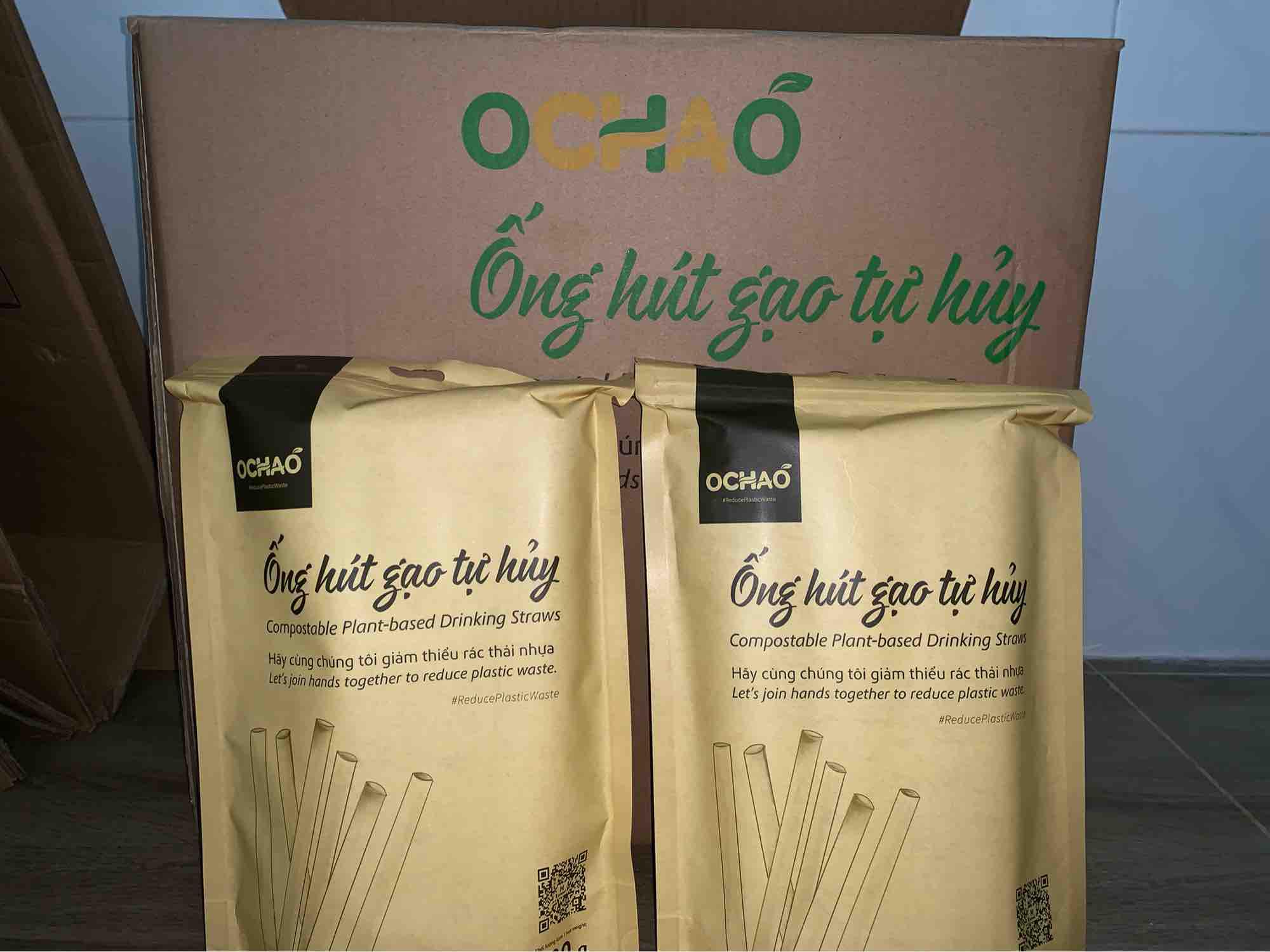 Ống hút bột gạo
